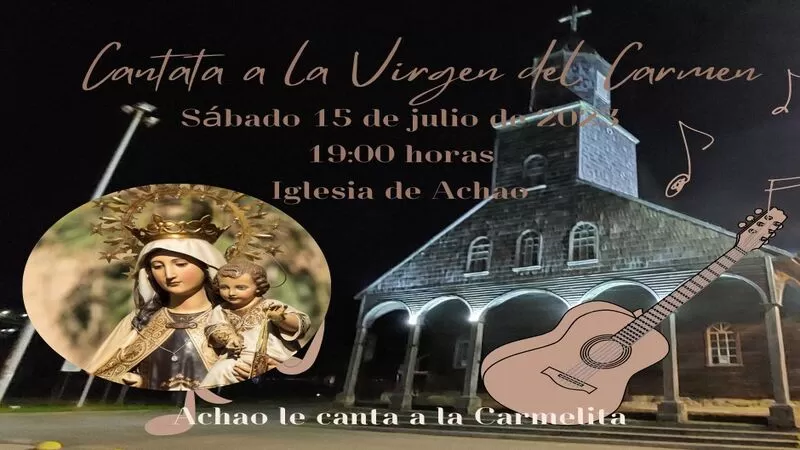 CANTATA A LA VIRGEN DEL CARMEN EN ACHAO Imagen noticias Wapi Chilwe