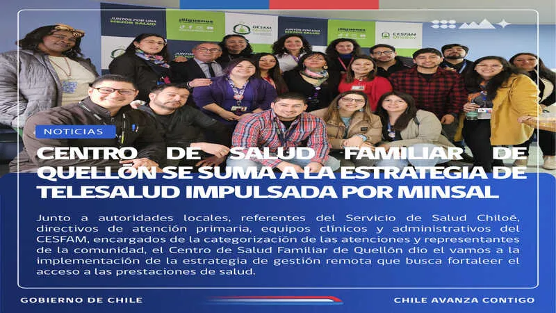 CENTRO DE SALUD FAMILIAR DE QUELLÓN SE SUMA A LA ESTRATEGIA DE TELESALUD IMPULSADA POR EL MINSAL Imagen noticias Wapi Chilwe