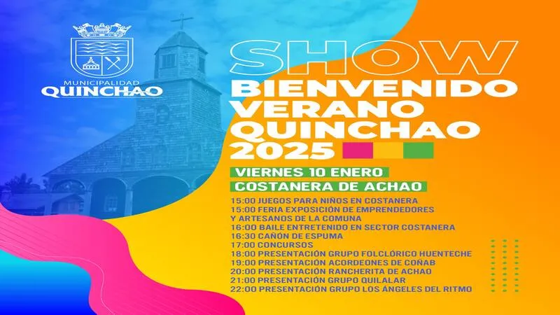 SHOW BIENVENIDO VERANO QUINCHAO 2025 Imagen noticias Wapi Chilwe